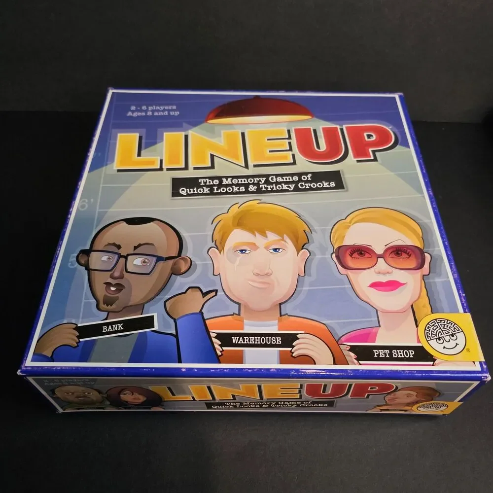 LineUp Memory Game of Quick Looks & Tricky Crooks Mindware Games Board Game